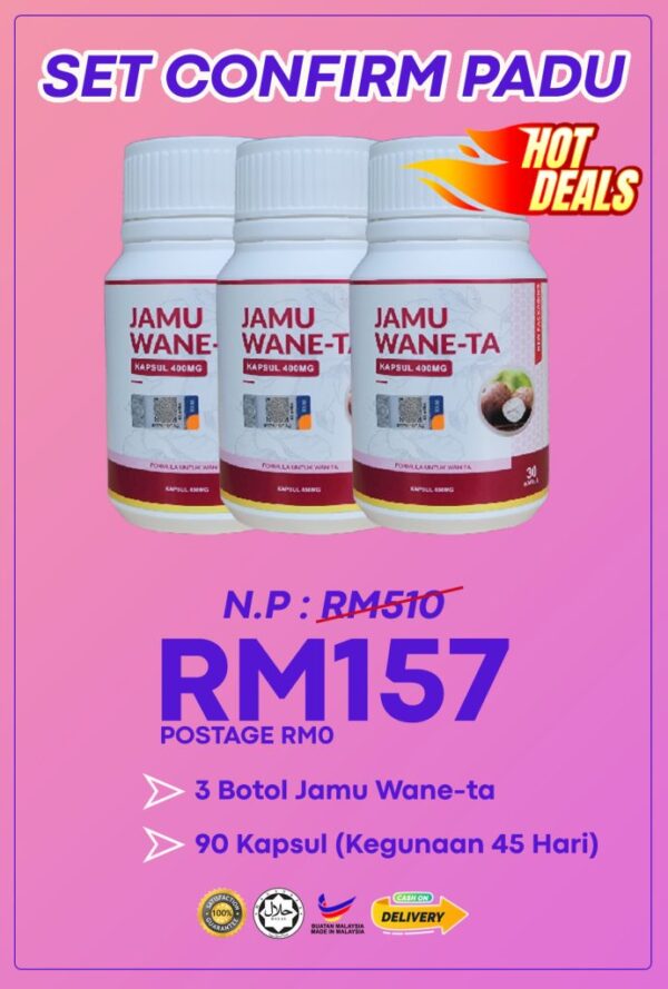3 Botol Jamu Wane-ta