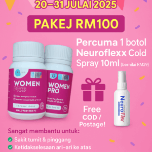 2 Botol Women Pro + 1 botol tester Neuroflex