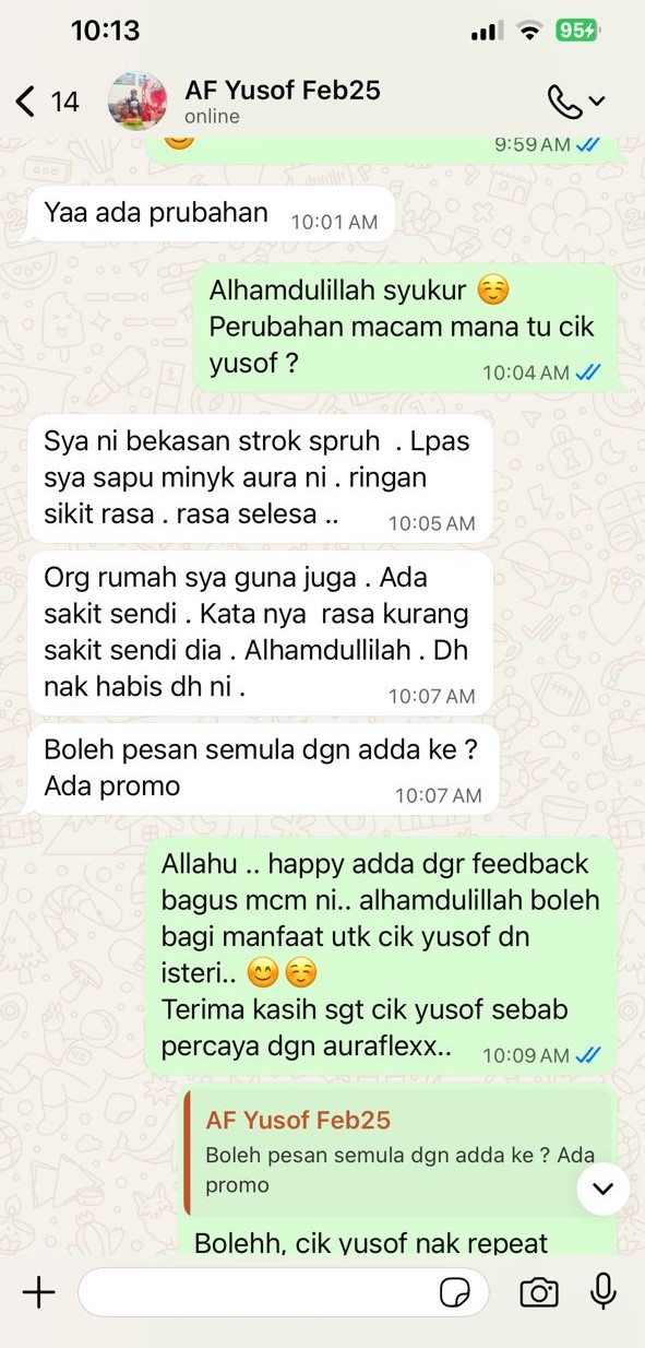 Testimoni Cik Yusof